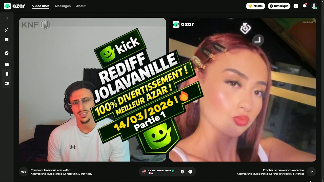 JOLAVANILLE LES MEILLEURS MOMENTS SUR AZAR 🤣🤣