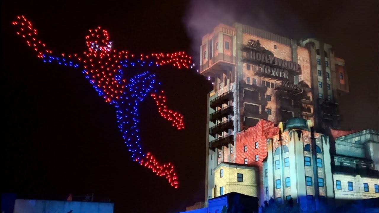 Avengers: Power The Night - Marvel Drone Show (500 Drones) at Disneyland Paris - 30th Anniversary