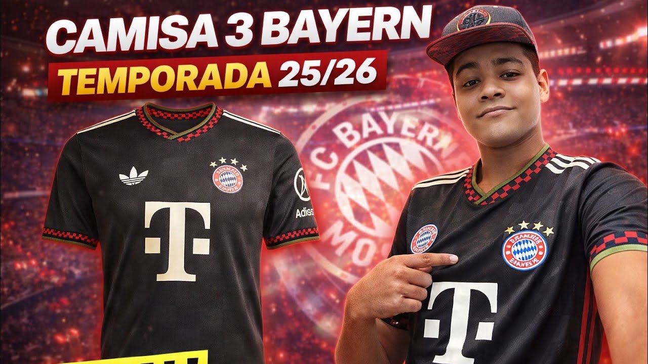 Camisa 3 Bayern de Munique 25/26 Direto da CSSBUY. Linda Camisa