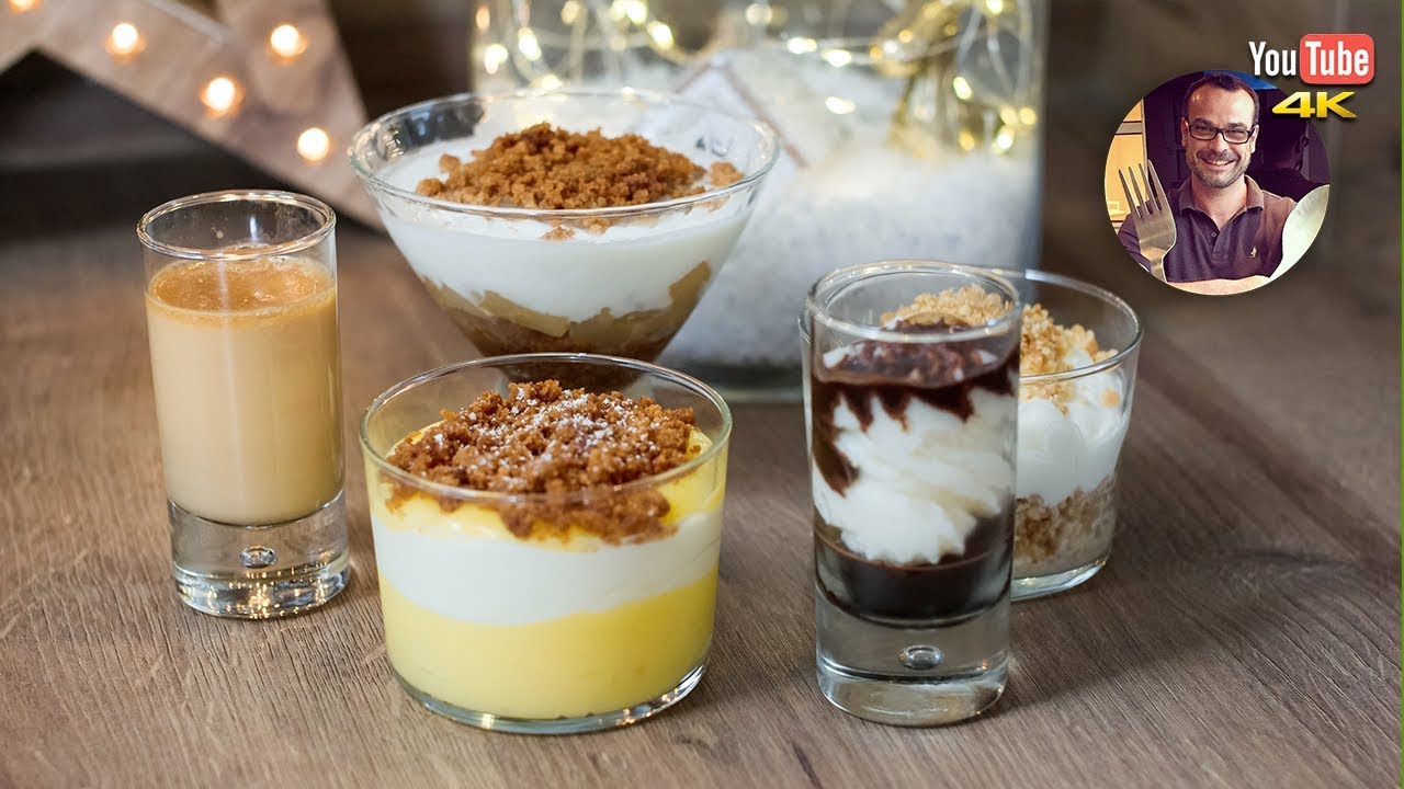 MENU NOËL  | 5 RECETTES DE VERRINES SUCRÉES POUR LE DESSERT