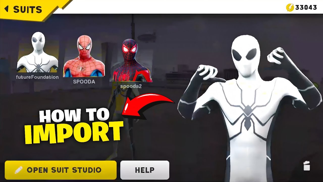 Как импортировать костюм Человека-паука в игру Spider Fuser 🔥