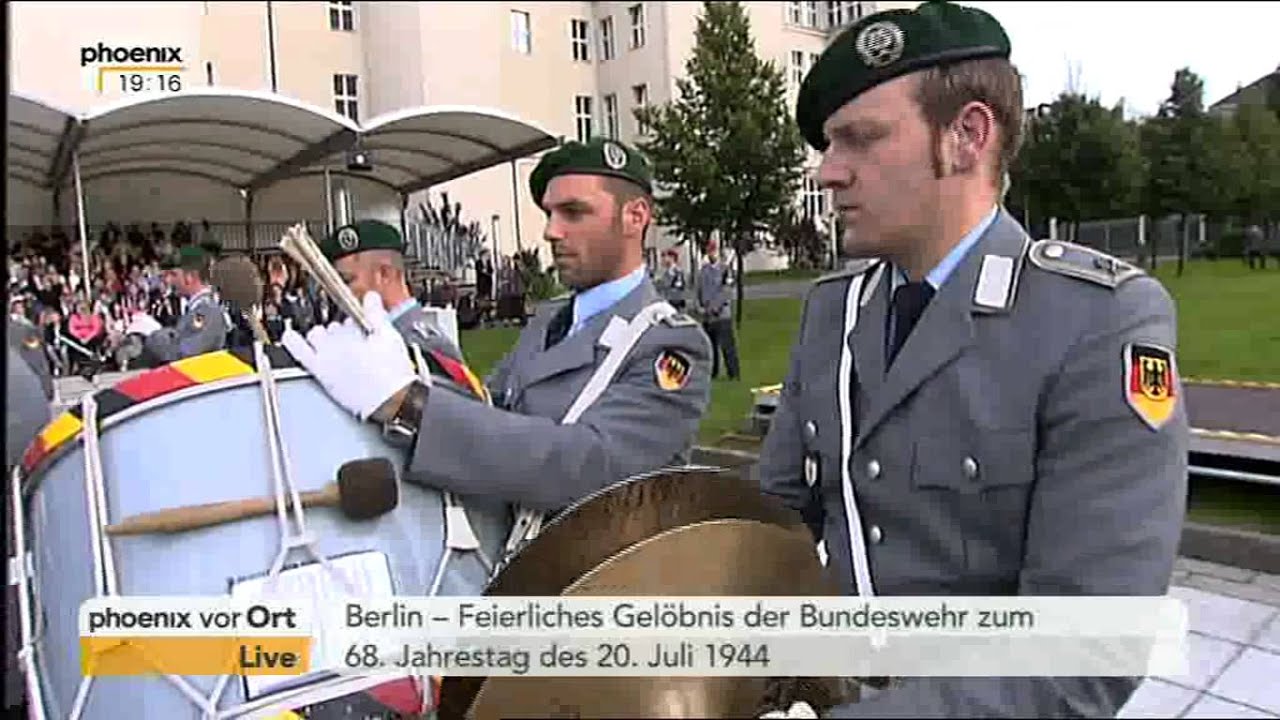 Rekrutengelöbnis der Bundeswehr vom 20.07.2012