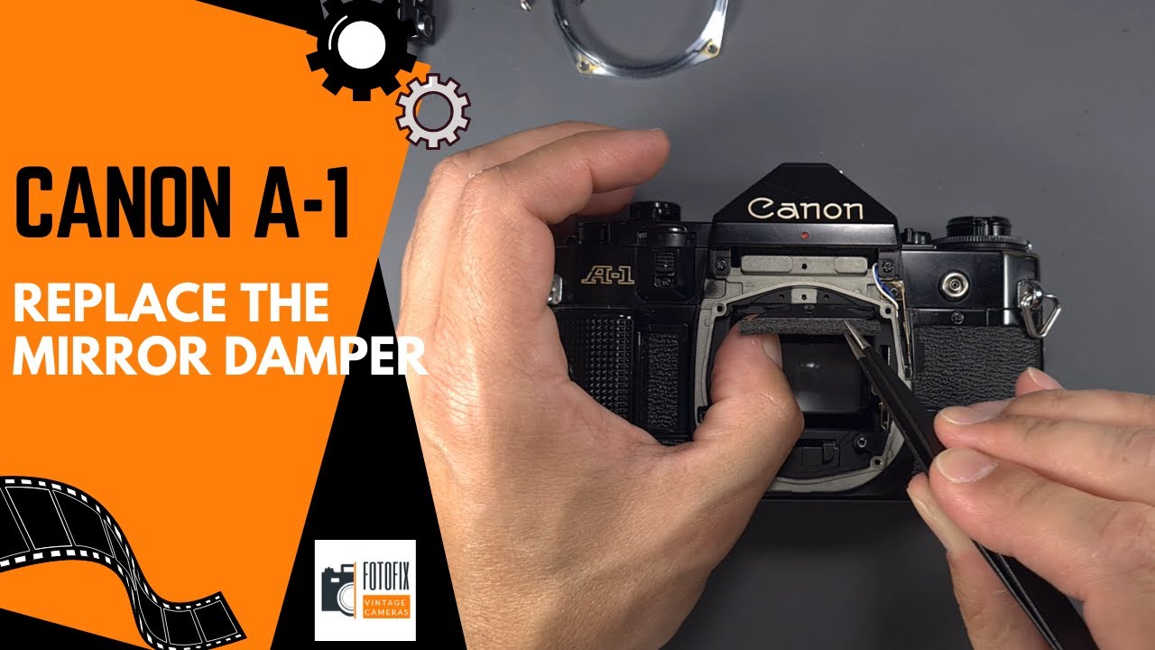 Canon A-1   Replace Mirror Damper