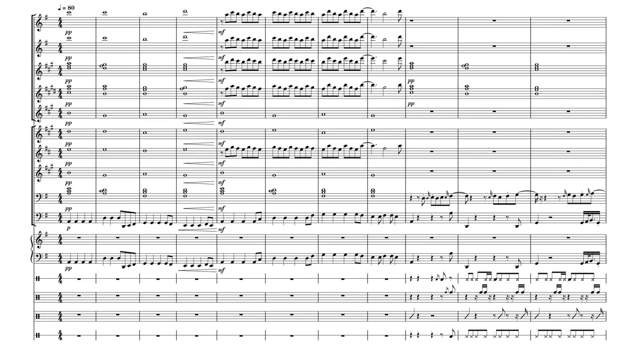 Cry Marching Band Arrangment