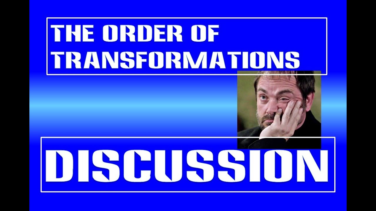STANDARD  - Transformations Discussion