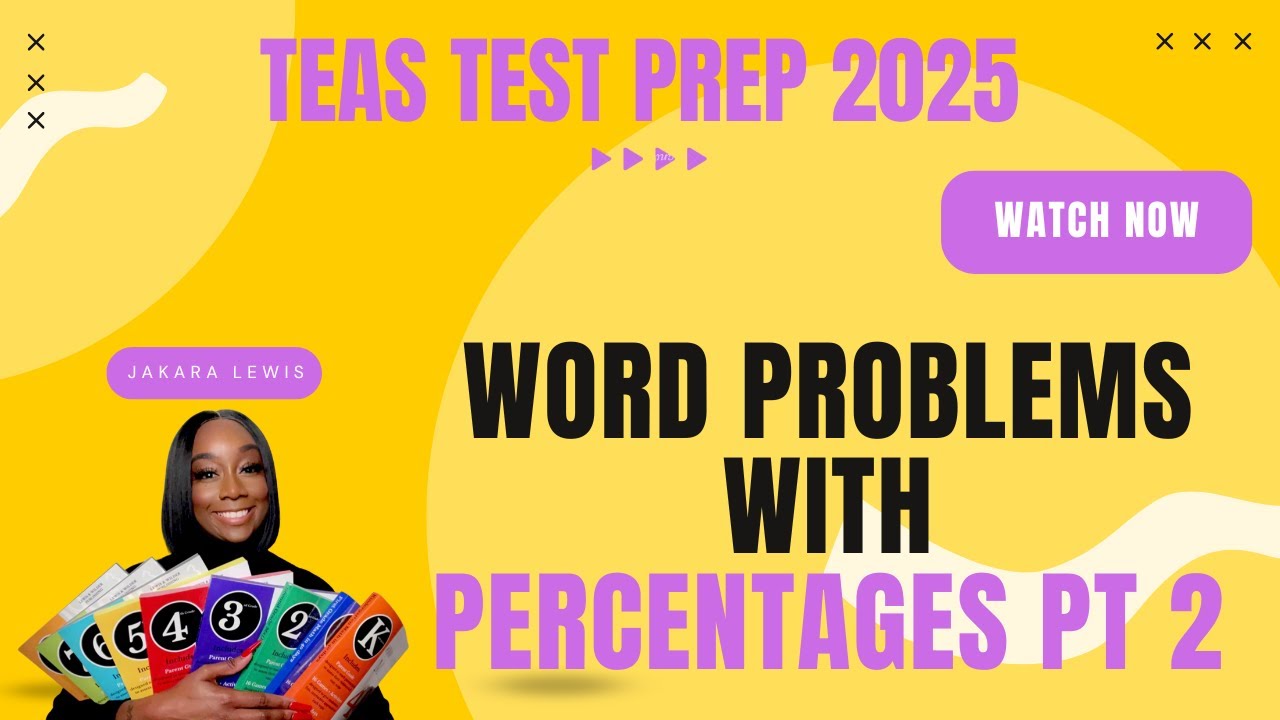 ATI TEAS MATH 2025: Решение реальных задач с процентами. Часть 2