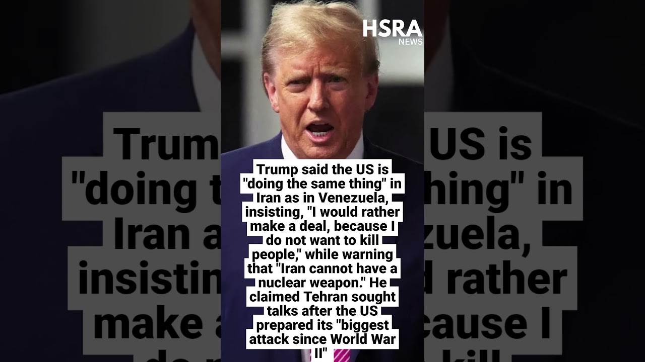 Trump Warns Iran: &ldquo;I Don&rsquo;t Want to Kill People&rdquo; But Nuclear Weapons Are Off the Table #shorts #news