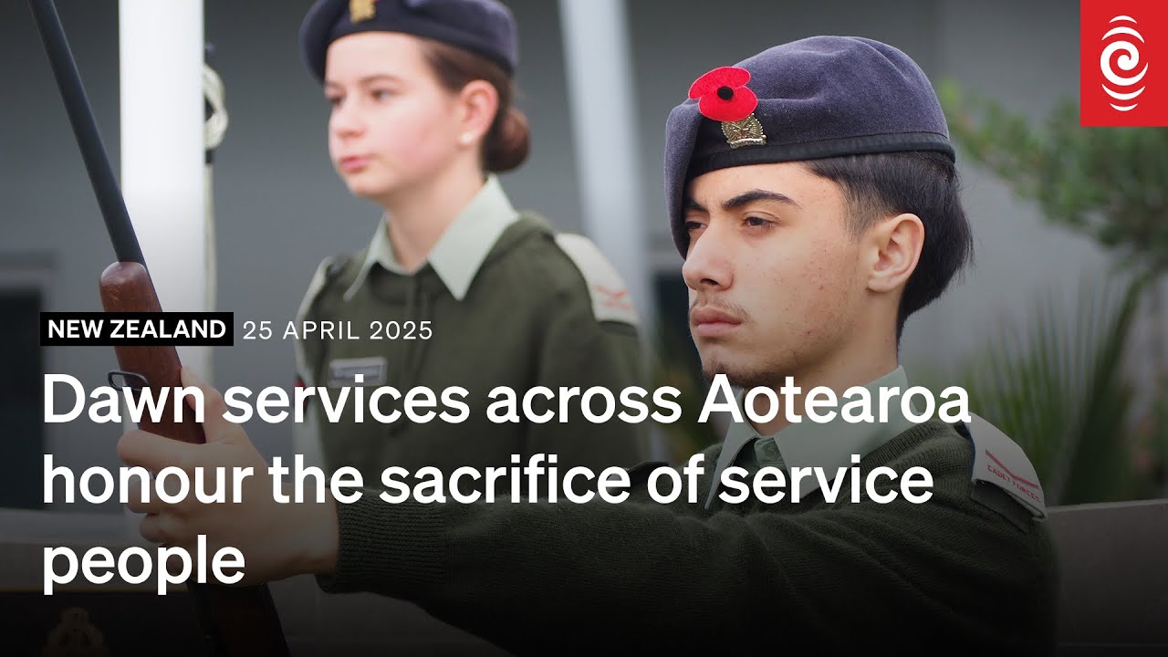 Dawn services across Aotearoa honour the sacrifice of service people | RNZ
