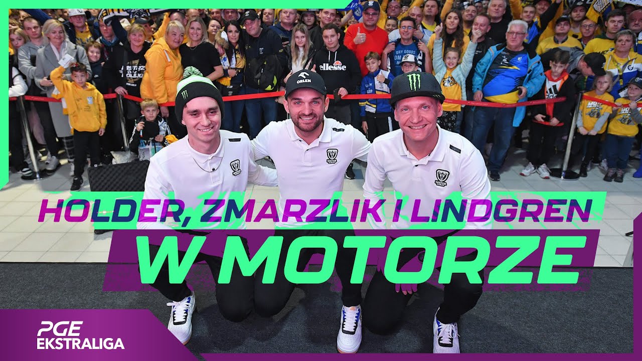 Holder, Zmarzlik i Lindgren w Motorze Lublin (prezentacja)