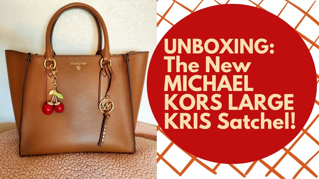 UNBOXING: The NEW MICHAEL KORS Large KRIS SATCHEL In Luggage!