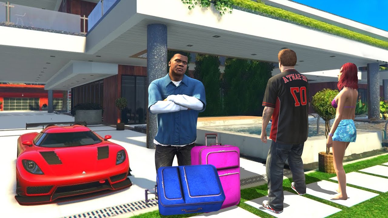 Jimmy De Santa BREAKS in Franklin House in GTA 5