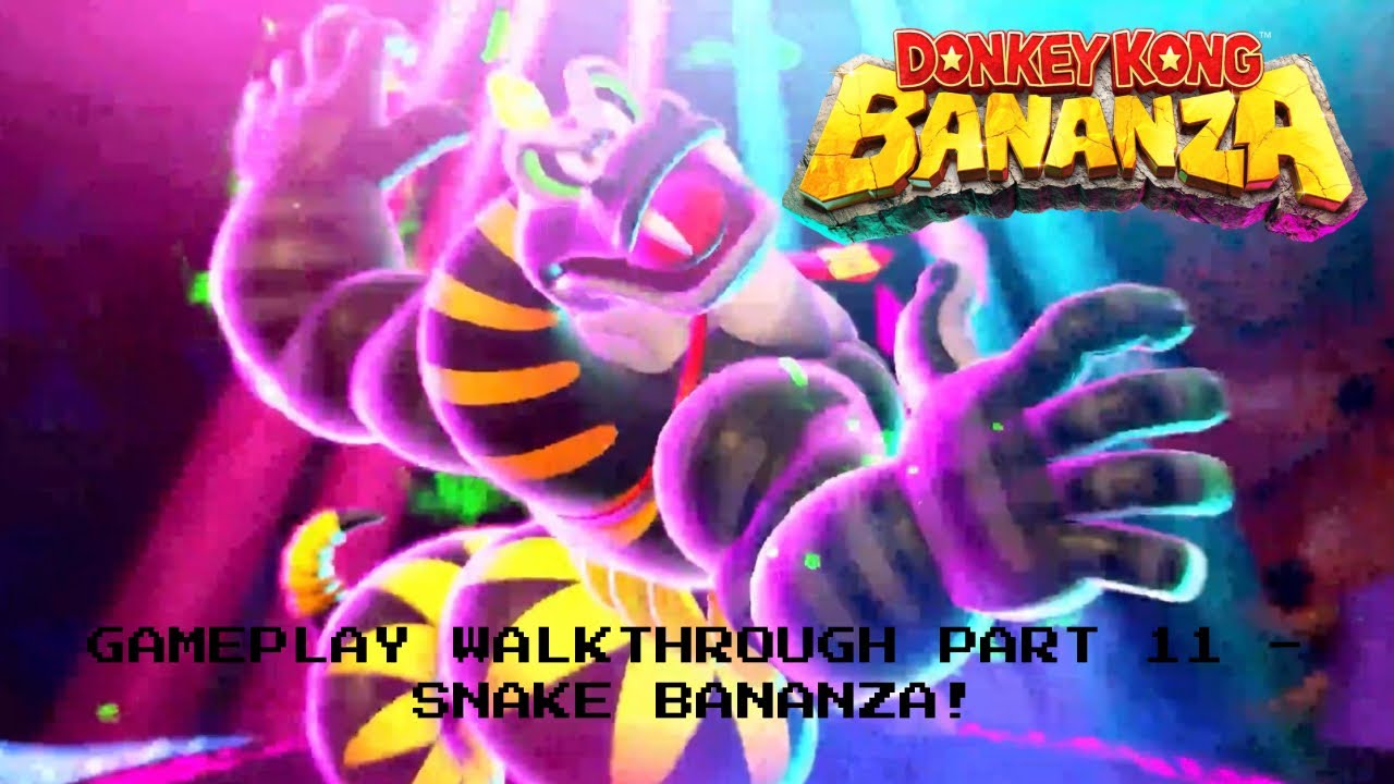 Donkey Kong Bananza - Gameplay Walkthrough Part 11 - Snake Bananza!