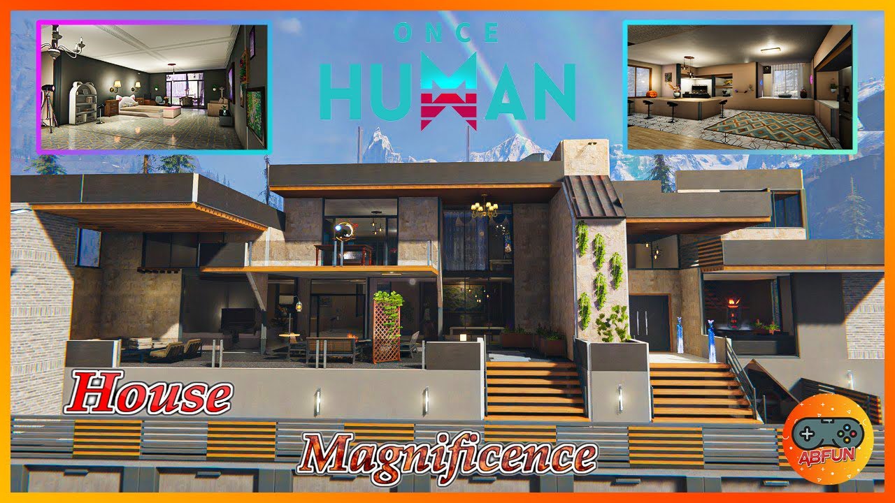 Once Human Magnificence Base Design,House Tour & Detailed Build Guide