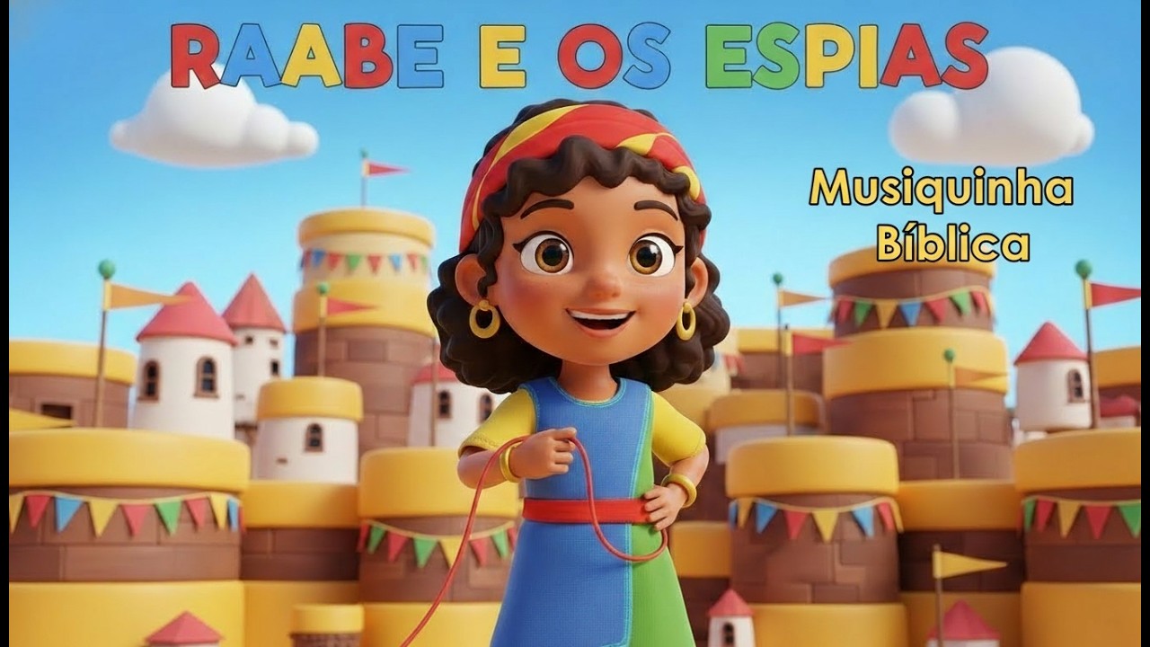 Raabe e os Espias   Musiquinha Bíblica   Música de Fé e Coragem