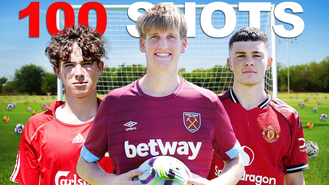 We Took 100 Shots Each and Scored __ Goals