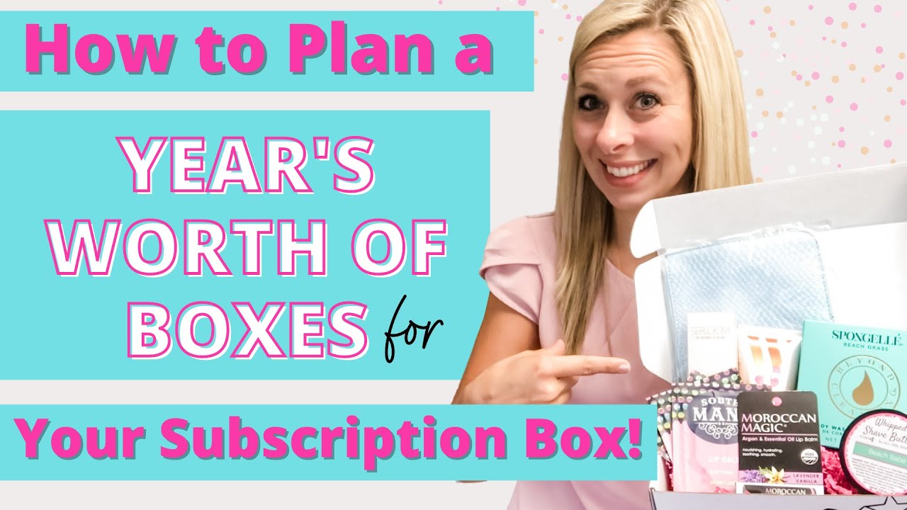 How to Plan a YEAR'S Worth of Product For Your Subscription Box!