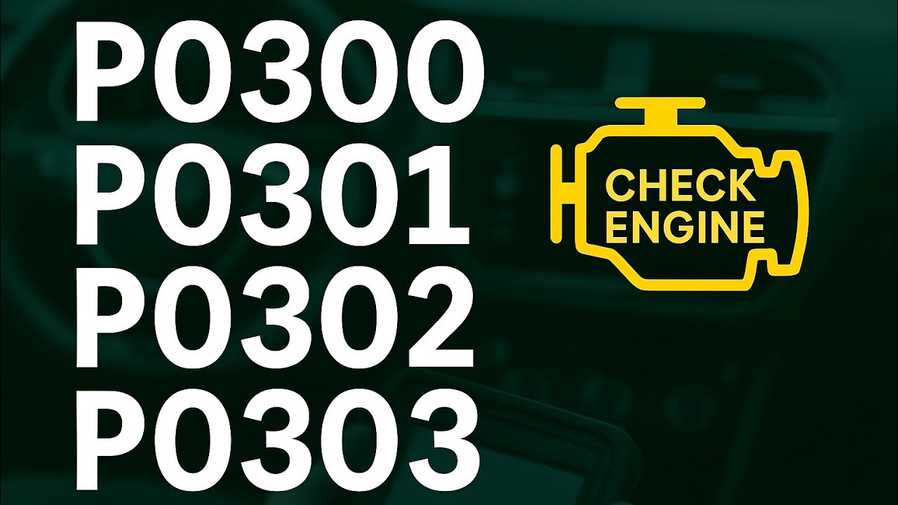 P0300 P0301 P0302 P0303 P0304 Engine Misfire Codes Explained 