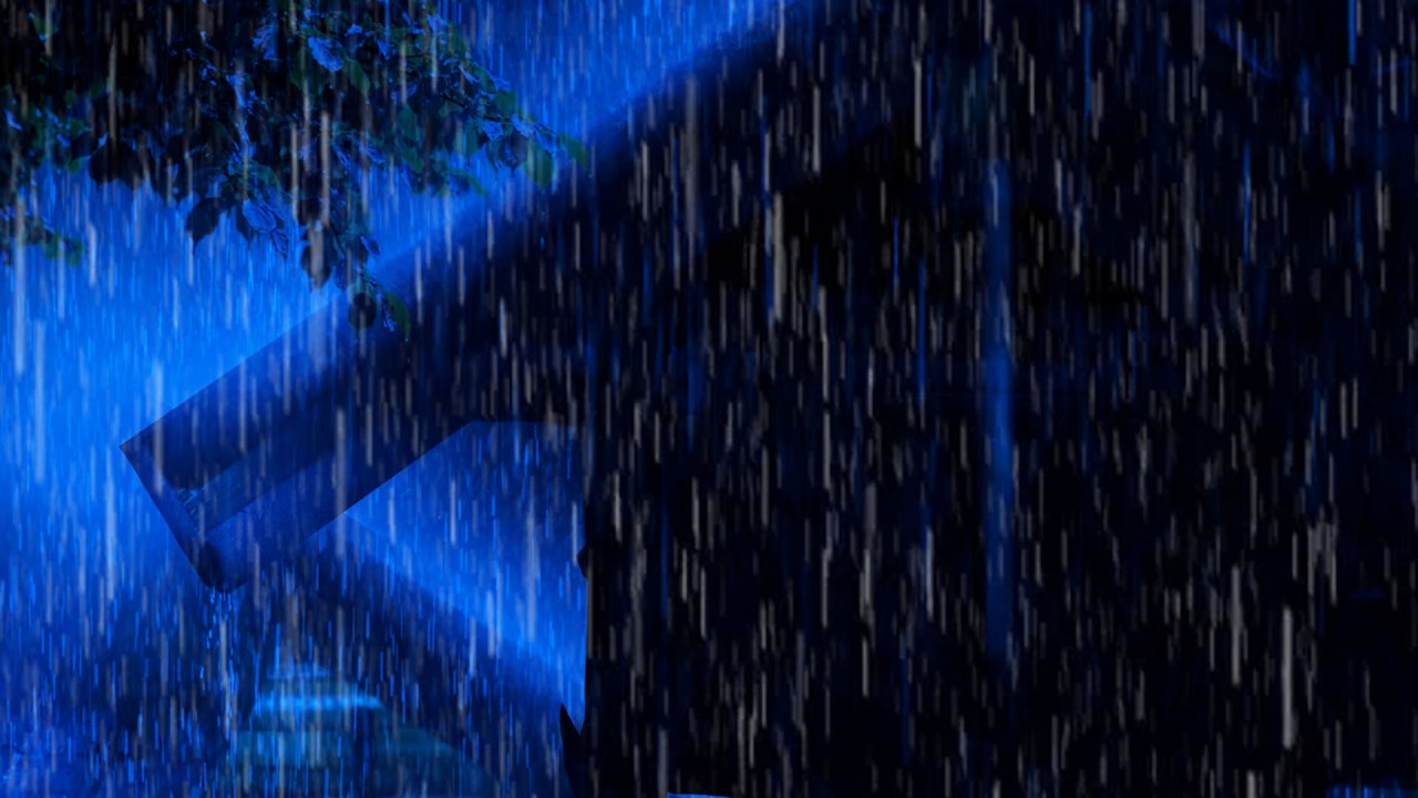 Relaxing Rainstorm On Roof  Night Thunder Sounds. Soft Ligh For Insomnia, Deep Sleep & Study Time,