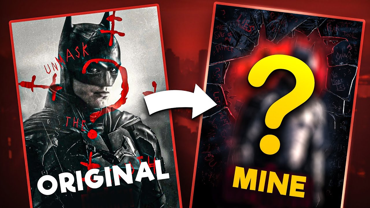Making an EPIC BATMAN Poster in Photoshop!