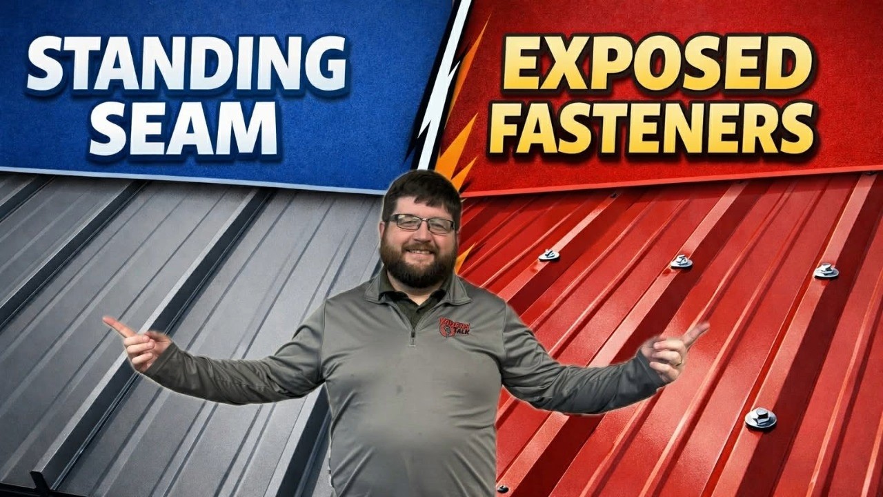 Standing Seam vs Exposed Fasteners Which Metal Roof System Is Better?