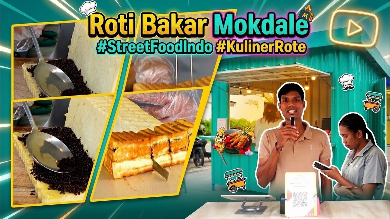 ROTI BAKAR MOKDALE: LEZATNYA KULINER LOKAL ROTE NDAO | VIDEO POTENSI DAERAH