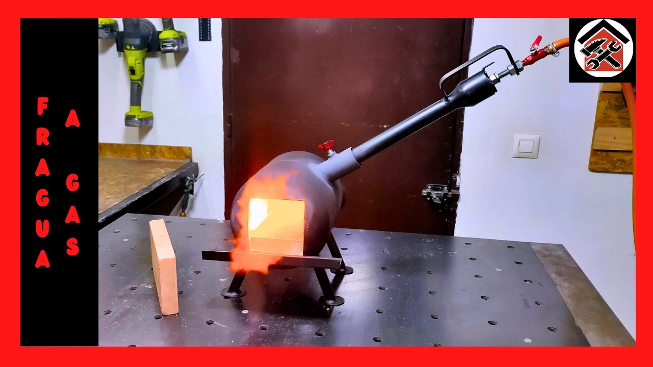 FRAGUA CASERA A GAS | CON UN CILINDRO DE HELIO