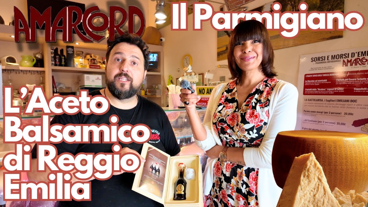 L'Aceto Balsamico e il Parmigiano Reggiano di Reggio Emilia