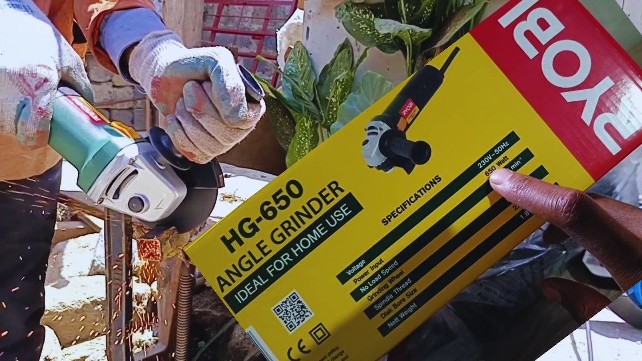 Bought a RYOBI 650 Watts Angle Grinder, 115mm disc size + M14