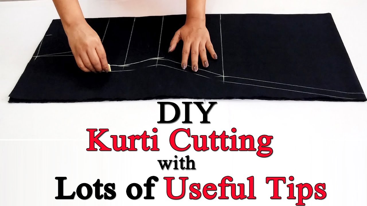DIY Kurti Cutting with Useful Tips |  Easy Method to Cut Kurti