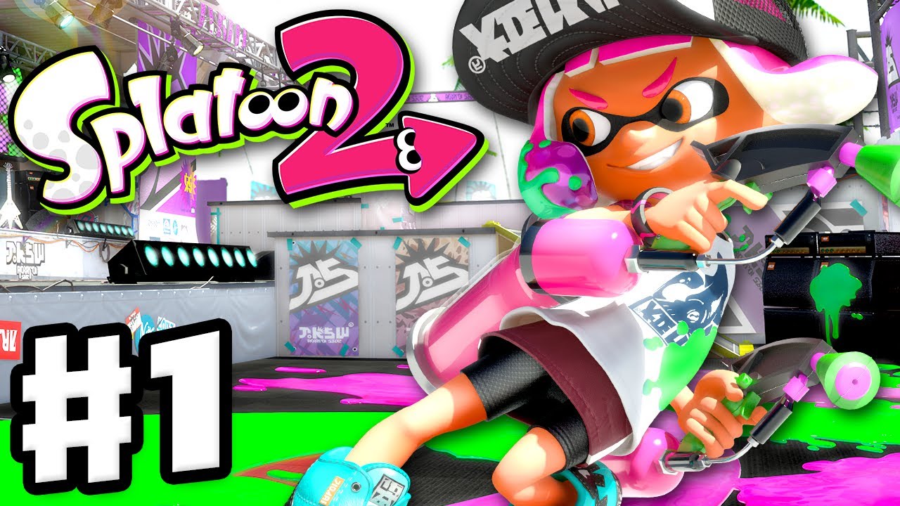 Splatoon 2 - Gameplay Walkthrough Part 1 - Turf War Multiplayer! Single Player! (Nintendo Switch)