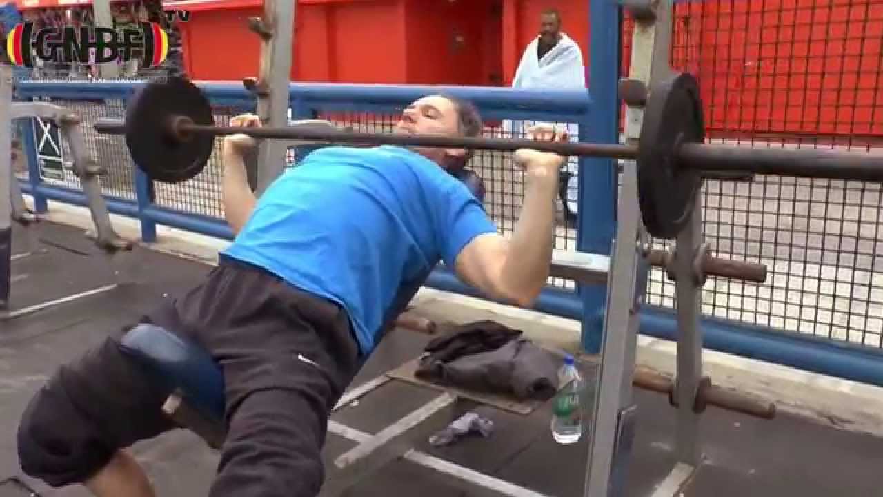 Workout @ MuscleBeach (Venice Beach, LA) with Berend Breiteinstein and Nicole N&uuml;rnberger