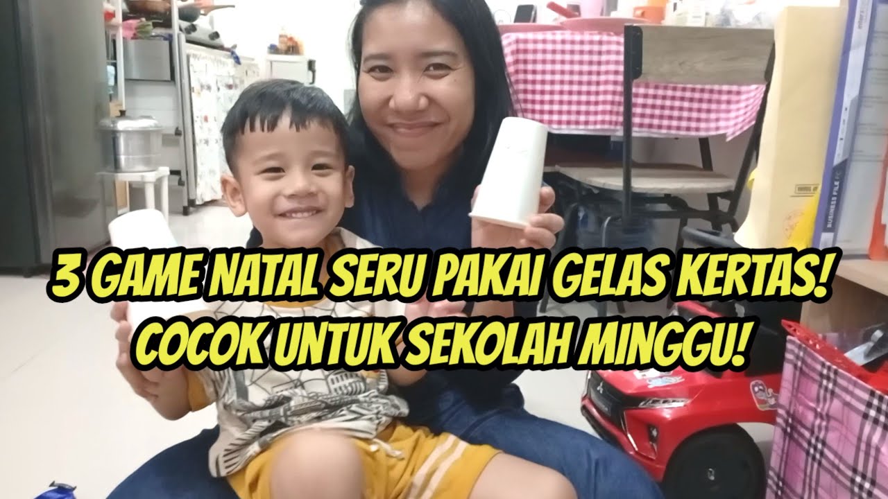 3 Game Natal Seru Pakai Gelas Kertas! Cocok Untuk Sekolah Minggu! 