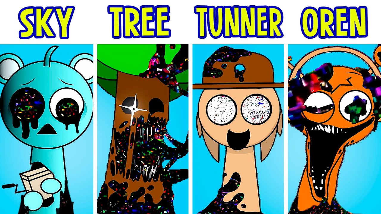FNF Vs Pibby Sprunki // New Story Incredibox Sprunki Friday Night Funkin'