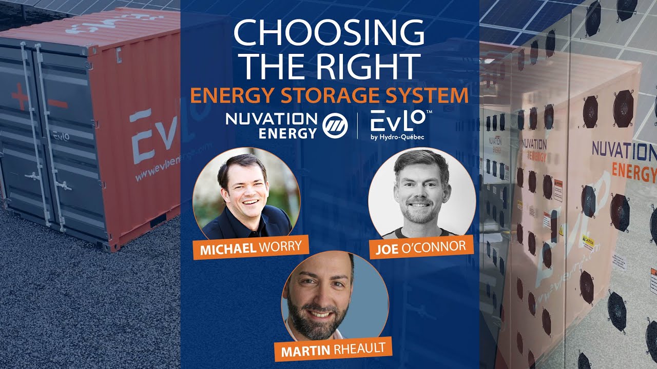 Nuvation Energy & EVLO Energy Storage: Choosing the Right ESS