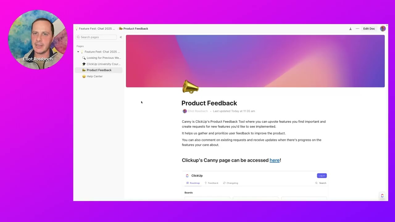 Feature Fest: ClickUp Chat + AI