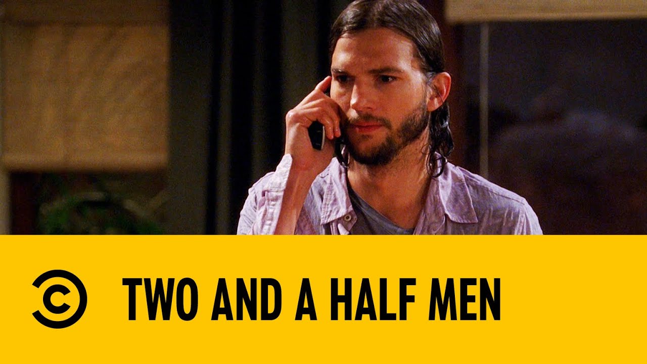 Aston Kutcher's First Two And A Half Men Scene | Two And A Half Men