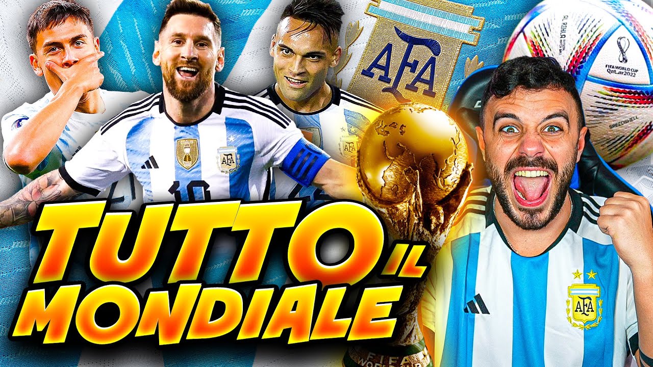 🇦🇷 TUTTO IL MONDIALE DELL'ARGENTINA IN UN UNICO VIDEO! FIFA 23 ITA