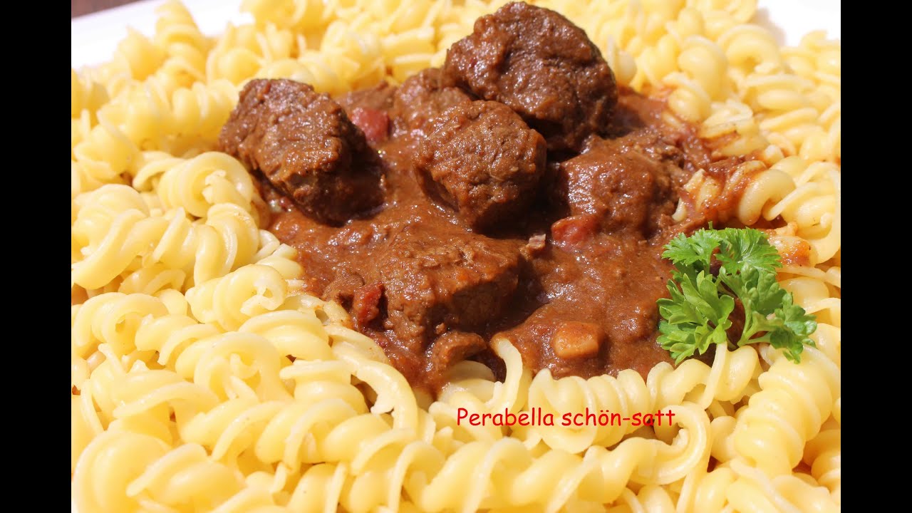 Gulasch aus dem Schnellkochtopf