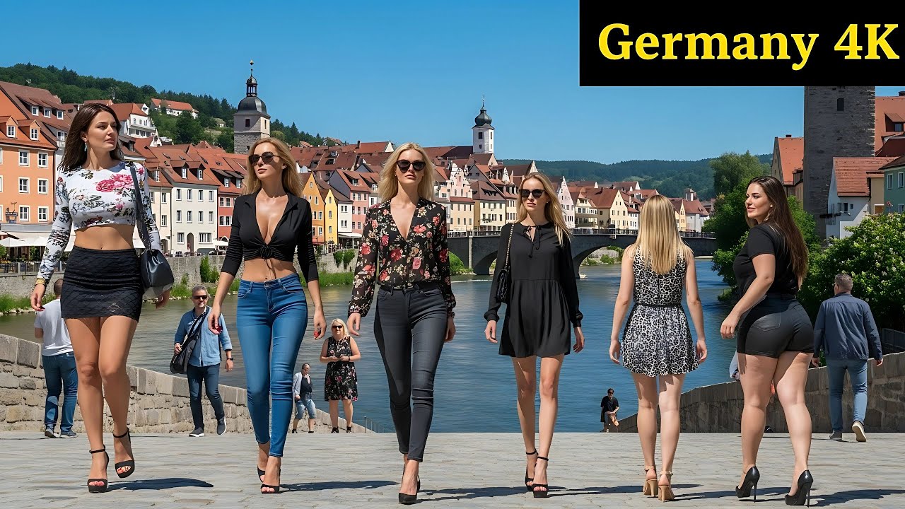 Walking Tour of Landsberg am Lech, Germany 🇩🇪 | Beautiful Streets, River & Old Town in 4K UHD