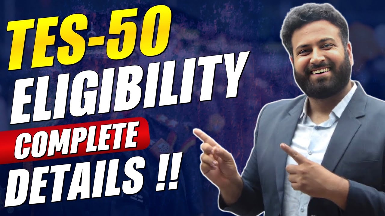 TES Age Eligibility 2023 😲 Indian Army TES 50 Recruitment 2023, Check All Details | Learn With Sumit
