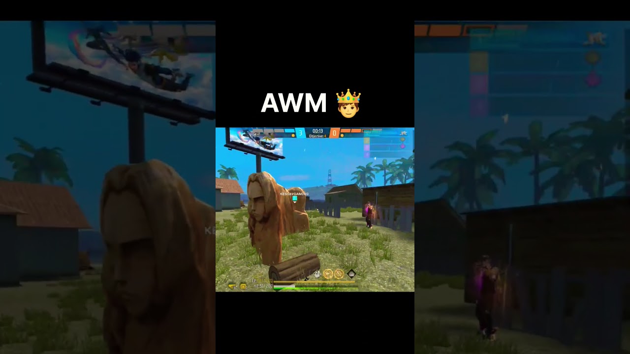 AWM 🤴!#keshavgaming #shortskeshav #clutch #awmking #keshavislive#shorts#freefiremax #freefireshorts