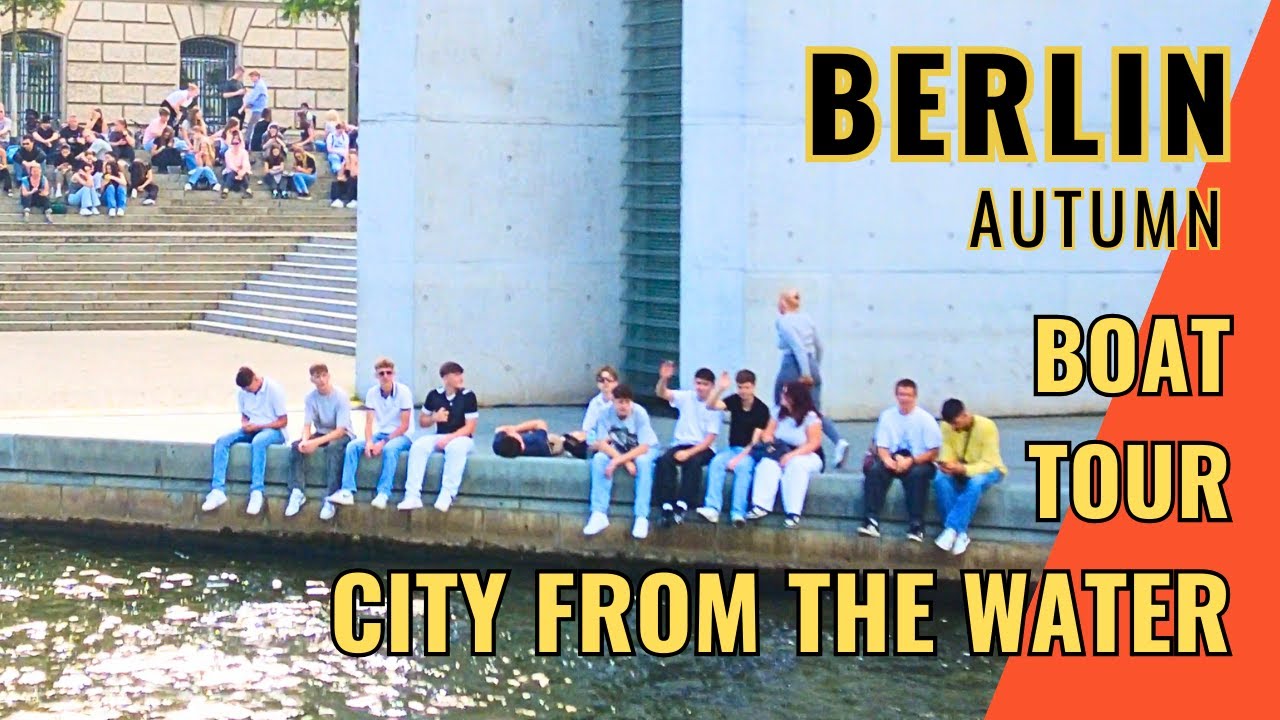 BOAT TOUR BERLIN 🇩🇪 Discover Berlin by boat in beautiful weather in fall 🍁☀️ Part 1
