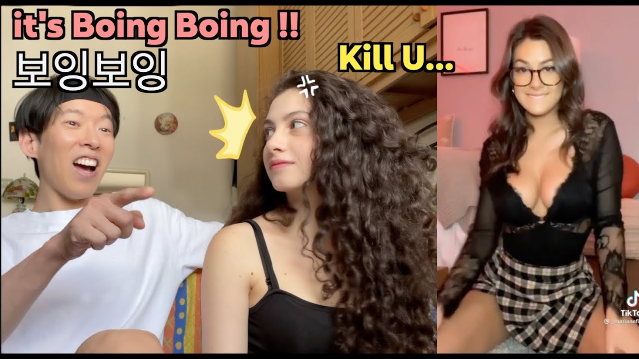 Когда пара вместе наблюдает за изменением экипировки TikTok .. 😳😒 🇰🇷🇮🇹