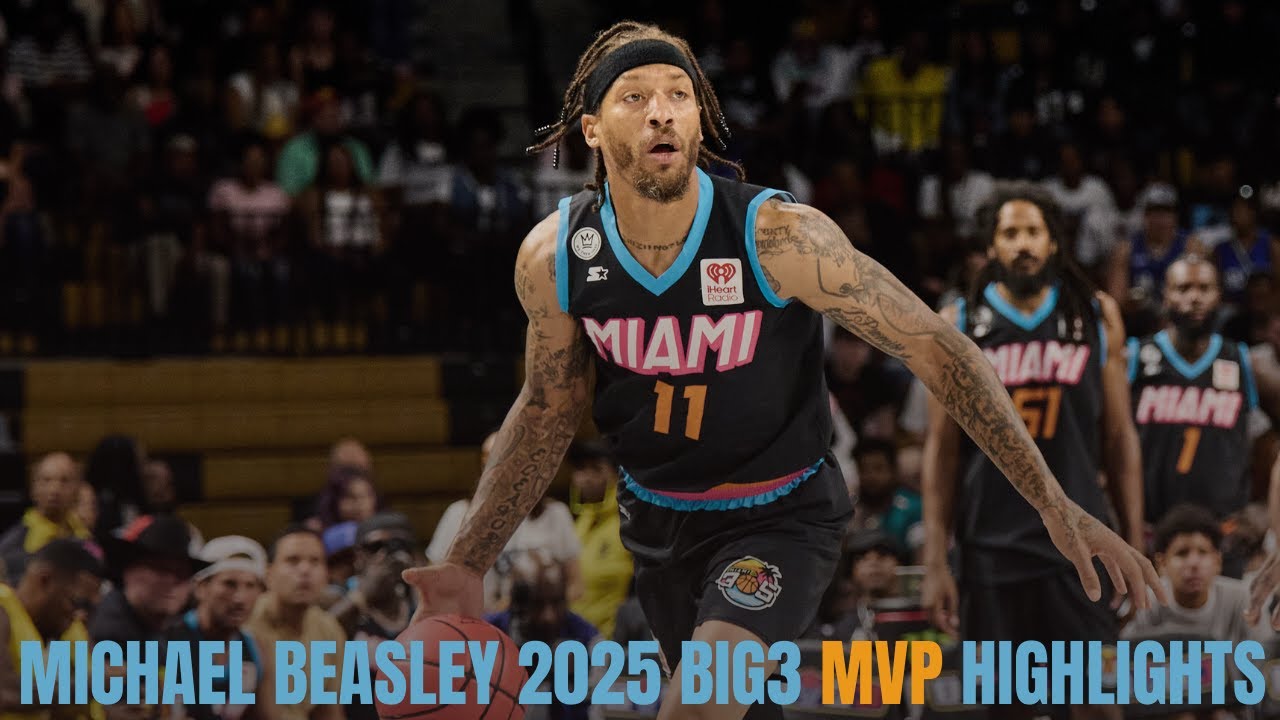 Michael Beasley 2025 BIG3 Highlights - 2x MVP and Too Hard To Guard