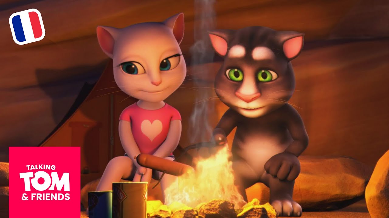 Nuit de camping ⛺🔥🌕 - Talking Tom - Dessin anim&eacute; pour enfants - Vid&eacute;os amusantes