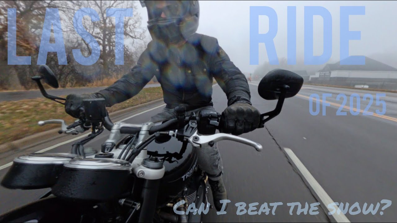 Triumph Speed Twin Modifications - POV Exhaust Only - Can I Make it Before the Snow?