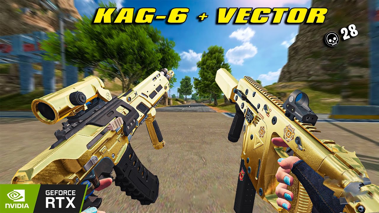 KAG 6 + VECTOR 28 kill random squad Blood strike max graphic rtx 2060