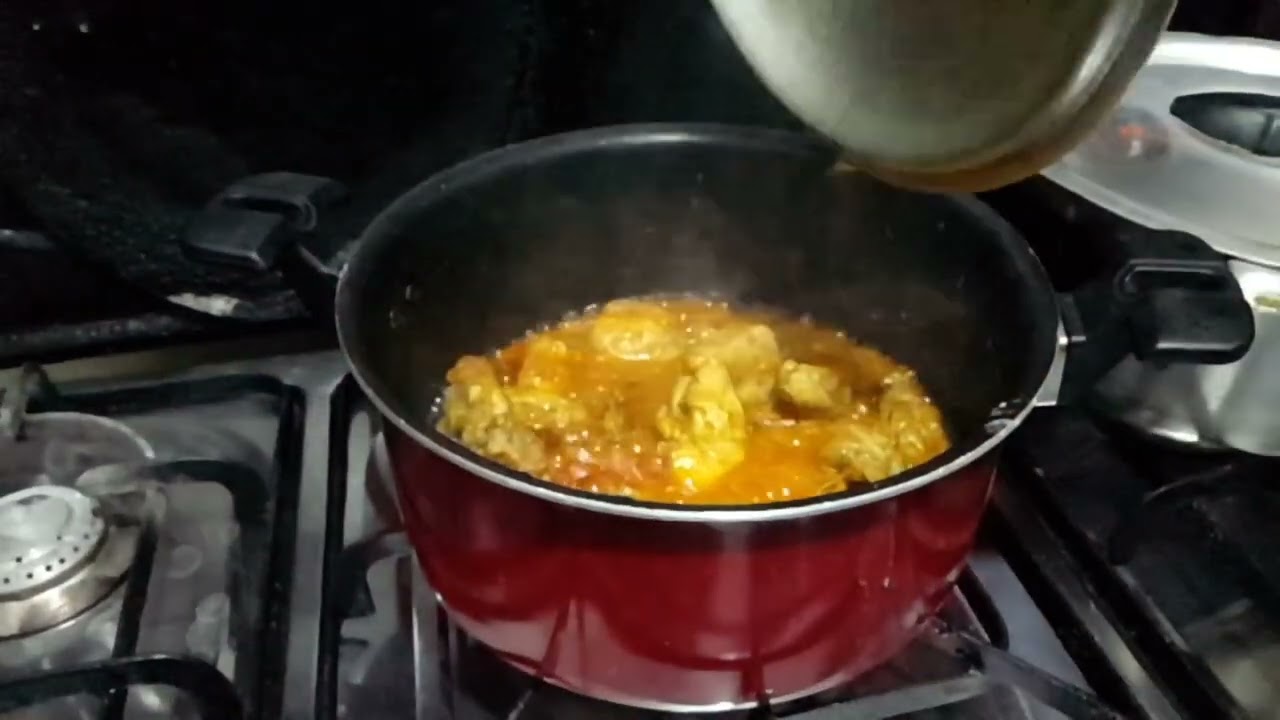 Chicken Karahi With Mutter Puloo Made By Family Kitchen#familykitchen