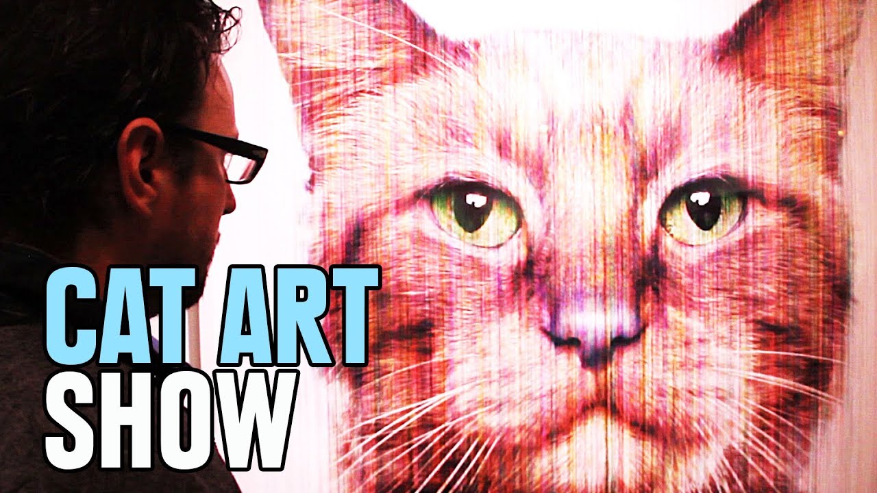 This Is What A Cat Art Show Looks Like