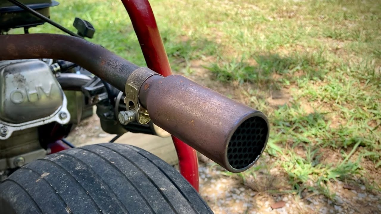 RLV Mini 91 Slip-On Silencer Demonstration on a ￼99cc Coleman Engine.
